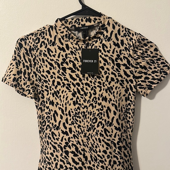 Cheetah Print Dress Size Small - Forever 21 - Picture 3 of 4